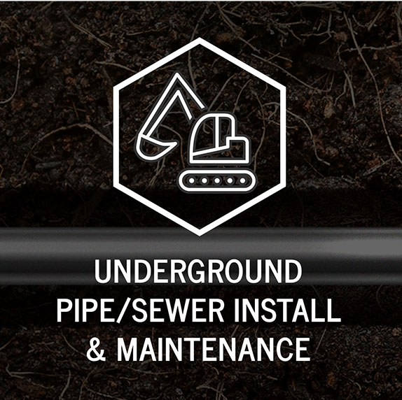 Underground Pipe/Sewer Install & Maintenance